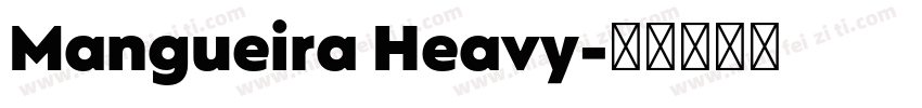 Mangueira Heavy字体转换